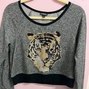 Boat Neckline Cropped Lightweight Sweater